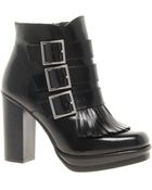 Asos Asos Alliance Leather Ankle Boots - Lyst