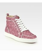 Christian Louboutin Rantus Orlato Glitter Sneakers - Lyst