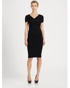 Donna Karan New York Draped Cashmereblend Dress - Lyst
