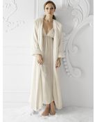Donna Karan New York Lace Bodice Chiffon Gown - Lyst