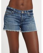 Hudson Amber Rawedge Cutoff Shorts - Lyst