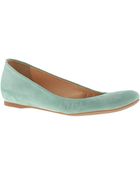 J.Crew Cece Suede Ballet Flats - Lyst