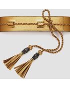 Gucci Wide Adjustable Tassel Belt - Lyst