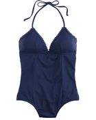 J.Crew Scalloped Tank - Lyst
