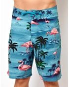 Vans Flamingo Boardshorts - Lyst