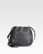 Bottega Veneta Drawstring Messenger Bag - Lyst