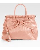 RED Valentino Top Handle Bow Bag - Lyst