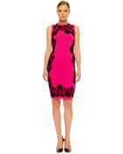 Michael Kors Lace Print Cashmere Dress - Lyst