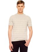 Michael Kors Striped Crew-neck Sweater - Lyst