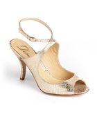 Delman Apex Leather Sandals - Lyst