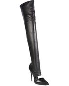 Giuseppe Zanotti Cutout Leather Kneehigh Boots - Lyst