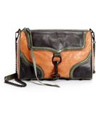 Rebecca Minkoff Mac Colorblock Clutch - Lyst