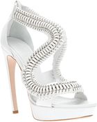 Alexander McQueen Chain High Heel Sandals - Lyst