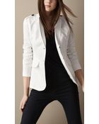 Burberry Brit Lightweight Fitted Jacket - Lyst