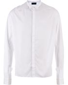 Lanvin Wing Tip Collar Shirt - Lyst