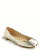 Vera Wang Lavender Lara Leather Ballet Flats - Lyst