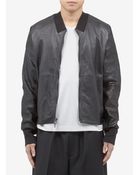 3.1 Phillip Lim Lasercut Leather Bomber Jacket - Lyst