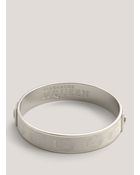 Alexander McQueen Enamel Skull Bangle - Lyst