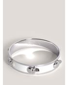 Alexander McQueen 3d Enamel Skull Bangle - Lyst