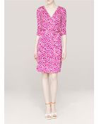 Diane von Furstenberg Newjulian Silk Wrapped Dress - Lyst