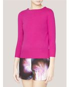 Diane von Furstenberg Noa Bis Zip-detail Sweater - Lyst