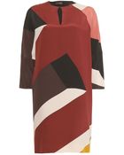 Fendi Print Silk Dress - Lyst