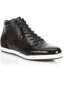 Fendi Wood Hi Top Sneaker - Lyst