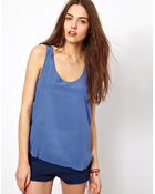 French Connection Vest in Silk - Lyst