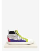 Giuseppe Zanotti Multicoloured Studded Sneakers - Lyst