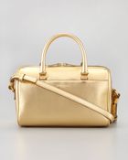 Saint Laurent Classic Metallic Duffel 3 Bag Gold - Lyst