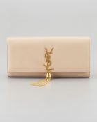 Saint Laurent Cassandre Tassel Clutch Bag - Lyst