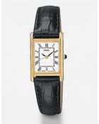 Seiko Women'S Solar Black Leather Strap Watch 18Mm Sup250 - Lyst