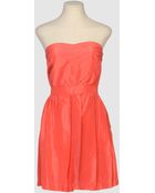 Cynthia Rowley Short Dress - Lyst