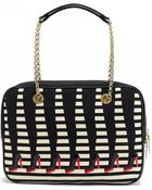 Lulu Guinness Black Chain Too Many Shoes Large Jenny - Lyst