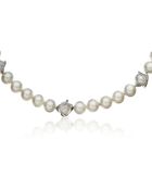 Swarovski Nude Pearl and Crystal Necklace - Lyst