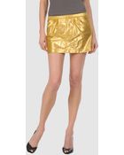 Tomas Maier Mini Skirt - Lyst