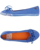 Diesel Ballet Flats - Lyst