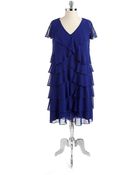 Patra Layered Chiffon Dress - Lyst