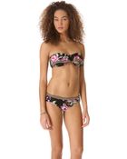 Zimmermann Allure Frill Bandeau Bikini - Lyst