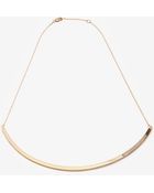 Jennifer Zeuner Curved Bar with Diamond Necklace - Lyst