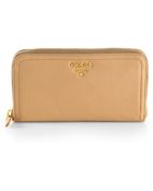 prada beige wallet