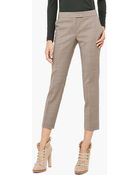 Akris Punto Stretch Wool Crop Pants - Lyst