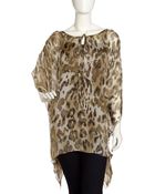 Alberto Makali Animalprint Tunic - Lyst