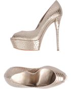 Casadei Courts with Open Toe - Lyst