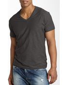 Diesel Tos Extra Trim Fit Vneck Slub Tshirt - Lyst