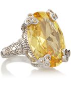Judith Ripka Oval Olivia Ring Size 6 - Lyst
