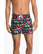 Original Penguin Printed Swim Shorts - Lyst
