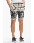 Scotch & Soda Flat Front Linen Blend Shorts - Lyst