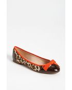 Sweet Ballerina Biancospino Leopard Print Ballet Flat - Lyst