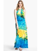 Tracy Reese Print Silk Maxi Dress - Lyst